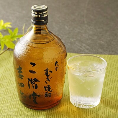 【2022年6月中旬発送】大分むぎ焼酎　二階堂吉四六 瓶・やつがいセット AG09Z