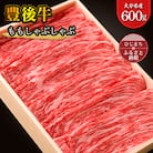 豊後牛ももしゃぶしゃぶ(600g) ギフトにもおすすめな人気のしゃぶしゃぶ用お肉