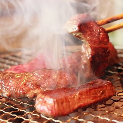 豊後牛サーロインステーキ・三角バラ焼肉セット(合計860g)