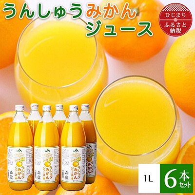 うんしゅうみかんジュース　1L×6本