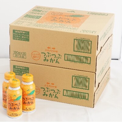 【訳あり】つぶつぶみかん　190g×30本×2ケース