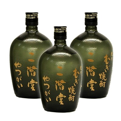 大分むぎ焼酎二階堂 やつがい(720ml) 3本セット RG27