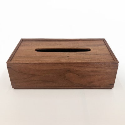 ティッシュケース ウォールナットGタイプ AZ25