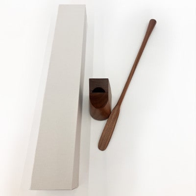 スタンドタイプ靴ベラ ウォールナット AZ19