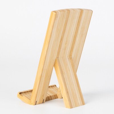 ブックスタンド　竹の積層(ナチュラル)AZ-23