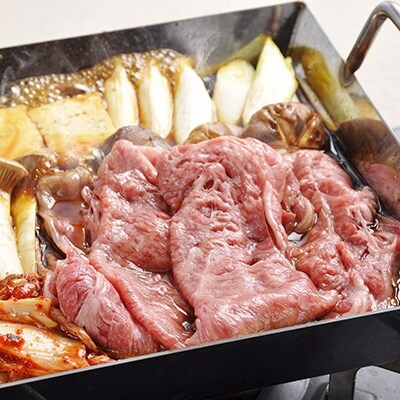 おおいた和牛すき焼き(500g)+大分県産車海老(200g)