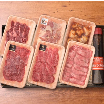 【のし付き】【お中元】バラエティー焼肉セット(合計900g)つけダレ付