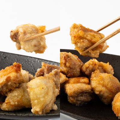 お弁当やおかずで人気の一品 【大分名物】若鶏の唐揚げ(塩・醤油)合計2kg