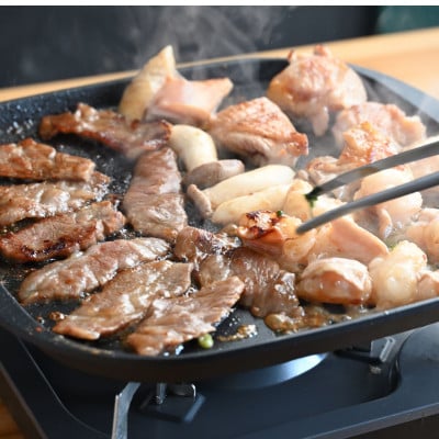 おおいた和牛使用【肉おせち】厳選焼肉二段重【合計1,100g】つけだれ、祝箸付き