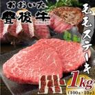 おおいた豊後牛モモステーキ 約1kg(100g×10P)(日出町)