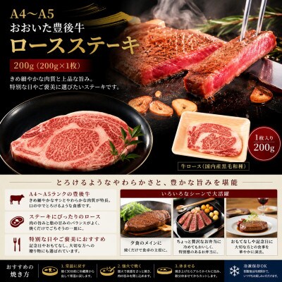 【A4～A5】おおいた豊後牛ロースステーキ 600g(200g×3枚)