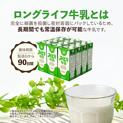 みどり牛乳1L×12本 ロングライフ商品(日出町)