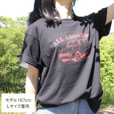 ふるさと納税 日出町 N360 Tシャツ (ユニセックス)【Lサイズ　グレー】 N360 Tシャツ (ユニセックス)【Lサイズ ブラック】 | 大分県日