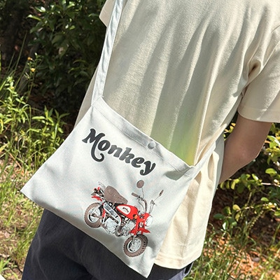 Monkey サコッシュ【グレー】