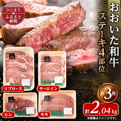 おおいた和牛ステーキ食べ比べセット(各3枚)