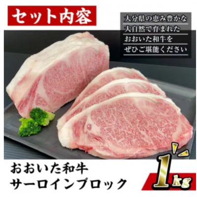おおいた和牛 サーロインブロック　1kg