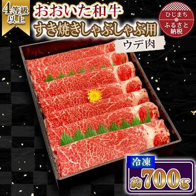おおいた和牛すき焼きしゃぶしゃぶ用(700g・ウデ肉)