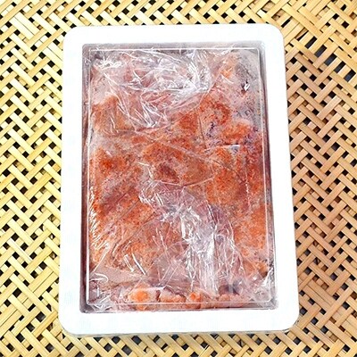 【2022年4月上旬発送】味わい豊かな粒仕立て　無着色辛子明太子切子　1kg