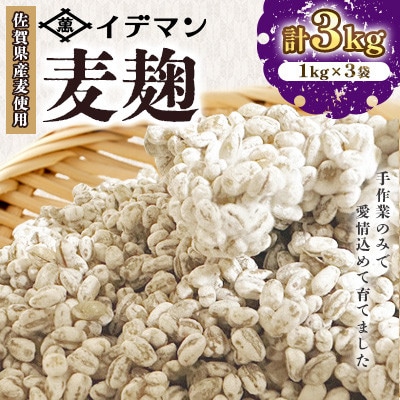 【受注生産】イデマンの麦麹 3kg(1kg×3)