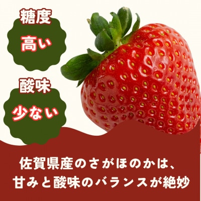 みずみずしい果肉!さがほのか平パック4P 約1kg