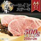 【先行予約数量限定】艶さし!A4～A5ランク 佐賀牛サーロインステーキ 500g(吉野ヶ里町)