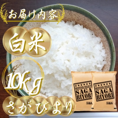 令和7年産さがびより白米10kg(5kg×2袋)五つ星お米マイスター厳選!(吉野ヶ里町)