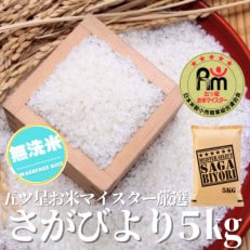 五つ星お米マイスター厳選!【無洗米】さがびより5kg(吉野ヶ里町) | ふるさと納税のお礼品