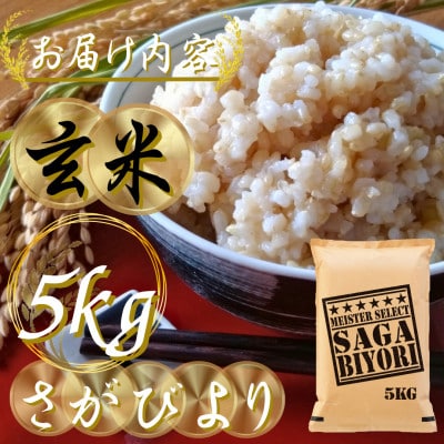 令和7年産【玄米さがびより5kg】五つ星お米マイスター厳選!(吉野ヶ里町)