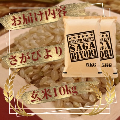 【玄米】さがびより10kg(5kg×2袋)五つ星お米マイスター厳選!(吉野ヶ里町)