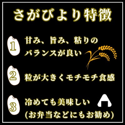 令和6年産『さがびより』白米3kg(吉野ヶ里町)