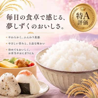 【新米】令和8年産【白米】夢しずく 10kg(5kg×2袋)【先行受付】(吉野ヶ里町)
