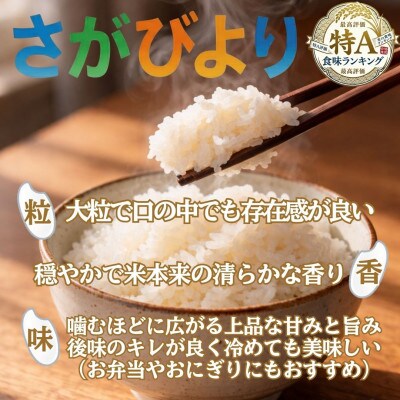 【2ヵ月毎定期便】【無洗米】さがびより10kg(5kg×2袋)(吉野ヶ里町)全3回