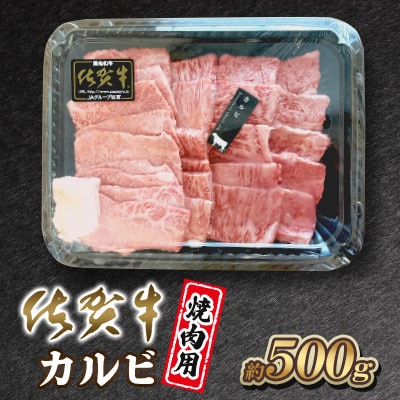 佐賀牛 カルビ 焼肉用 500g(吉野ヶ里町)