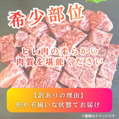 【訳あり】佐賀牛ヒレサイコロステーキ 200g(吉野ヶ里町)