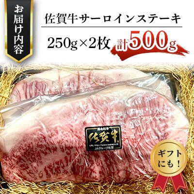 極上 佐賀牛 A5ランク サーロインステーキ 250g×2枚(計500g)(吉野ヶ里町)