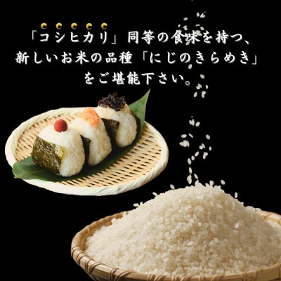 新米 令和7年産 「にじのきらめき」10kg(5kg×2袋)(精米)吉野ヶ里町