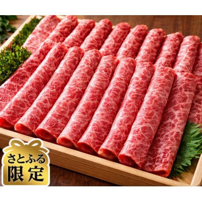 【さとふる限定】特選佐賀産和牛モモ赤身すき焼きしゃぶ用 500g(1枚ずつシート巻き)(吉野ヶ里町)