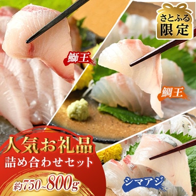 【さとふる限定】ぶりの王様 【鰤王】鯛王 シマアジ 人気お礼品詰め合わせセット 【JFA】