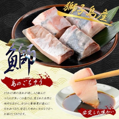 獅子島産 百年漁師の鰤 お刺身用 サク 約150g×4P【島のごちそう】gochi-1318