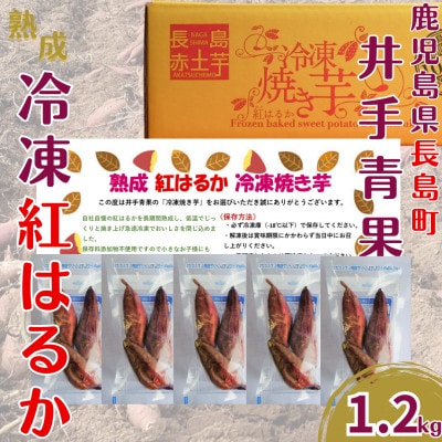 鹿児島県長島町産 熟成紅はるか 冷凍焼き芋(約1.2kg)
