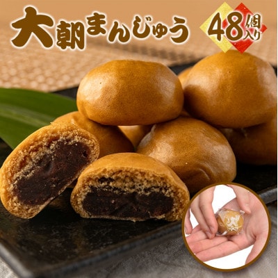 北広島町銘菓 大朝まんじゅう 48個入り