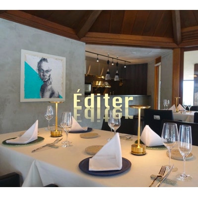 長笹樂山フレンチ【Editer】ペアディナー券 コース料理 ～ムニュ シェフ～