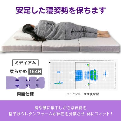 キタヒロマットレスFit8(ダブル) 硬さミディアムタイプ