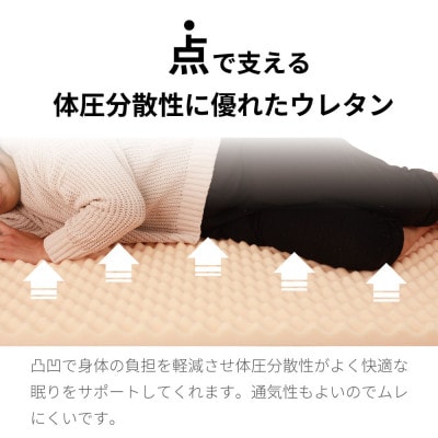 夜香プレミアム2高反発プロファイルポケットコイルマットレス(シングル)