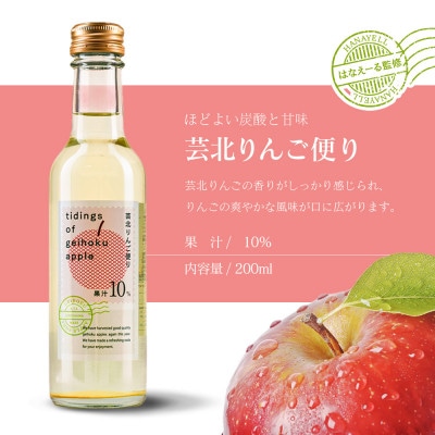芸北りんご便り(りんごソーダ) 6本セット