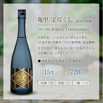 小野酒造 純米大吟醸 「老亀(おいがめ) 亀甲宝尽くし」