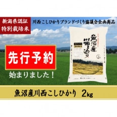 【先行受付 10月上旬発送】新潟県魚沼産 川西こしひかり2kg 令和6年度米