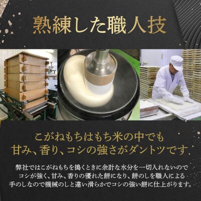 魚沼産こがねもち100%使用(令和6年産)越路もち950g×3