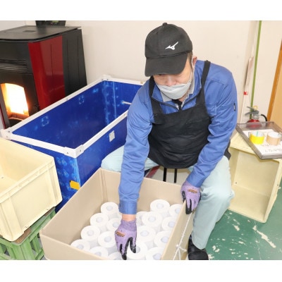 あんしんダブルトイレットペーパー100個包装なし【障がい者支援の返礼品】
