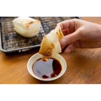 魚沼産コガネモチ使用　生切り餅1kg(20切れ)×2個